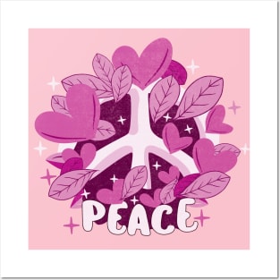 Floral Peace Posters and Art